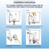 3 INCH DUAL FLUSH VALVE CONVERSION KIT AND OVERFLOW WATER