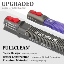 Fullclean Dryer Vent Cleaner Kit for Dyson Gen5 V15 V12 V11 V10 V8 V7 Lint Vacuum Atttachments Detect Absolute Cyclone Outsize Slim Vacuum Cleaner Nozzle Crevice Flexible Dryer Lint Remove Tool