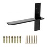 18" Heavy Duty Floating Shelf Bracket (1-Pack) - 3/8" Thick