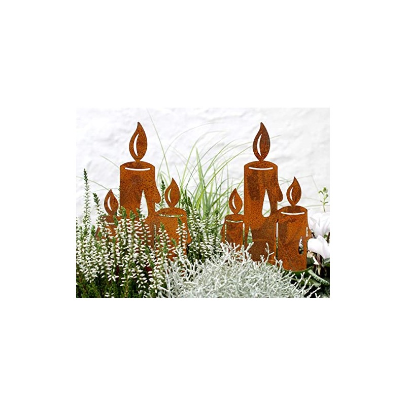 LB H&F Lilienburg Christmas Decoration Rust Metal Weatherproof