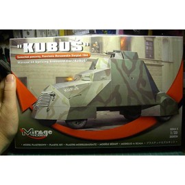 Mirage Hobby 355026, 1:35 scale, "KUBUS" (Winnie) the armored car - August 1944 Warsaw Uprising, plastic model kit