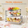 Lifewit 3 Tiered Tray Stand for Party Entertaining, 12"×6.5" Serving