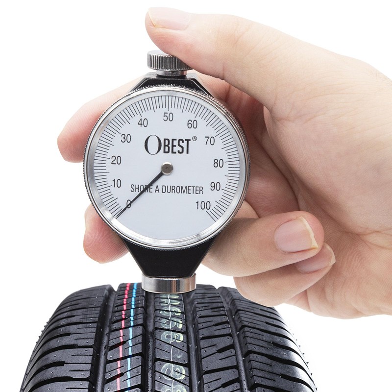 OBEST Hardness Tester, Analog Durometer (A-type), Hardness Measurement 0-100 HA..