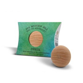 Handschmeichler Zypresse 45mm mit Baumhoroskop