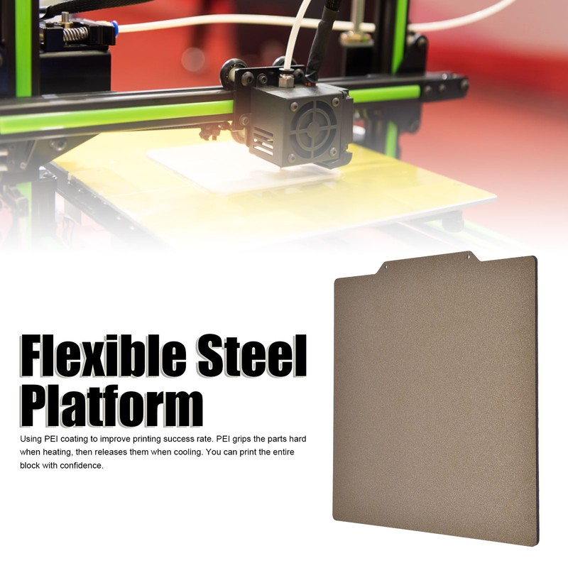 Flexible Steel Platform PEI Surface Magnetic Bottom Plate 2 Sided