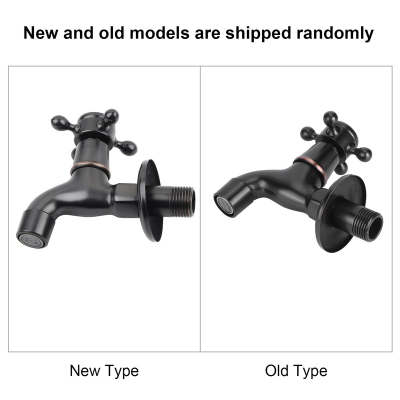 Retro Style Brass Single Handle Single Cold Quick Open Faucet