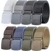 JacobsParts Heavy Duty Tactical Military Style Belt, Hypoallergenic Plastic Buckle,