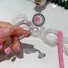 Contact lens suction stick, lens clamp, soft lens tool Lens Insertion Tool - Pink 2ea
