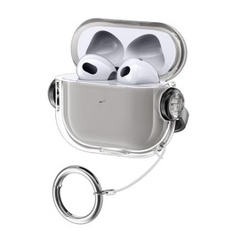MagicJohn MAGIC JOHN Earbud Case: Secure, Durable, Wireless Charging Ready - Color: Black, Model: AirPods Pro 2