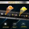 BraveWAY Roof 32" Slim LED Light Bar Dual Color W/Amber