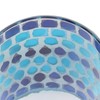 Mosaic Votive Candle Holder Handcrafted Glass Tea Light Holder for
