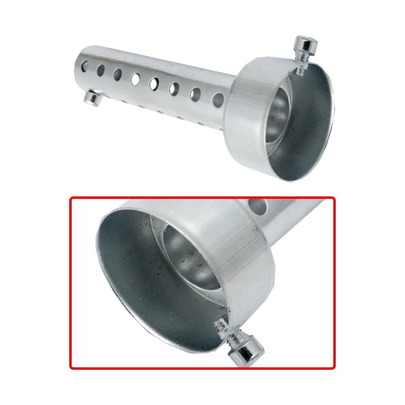 Riloer 1 x 45 mm universal motorcycle exhaust silencer DB