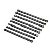 8pcs M3 Aluminum Alloy Link Rod Linkage Set for Axial