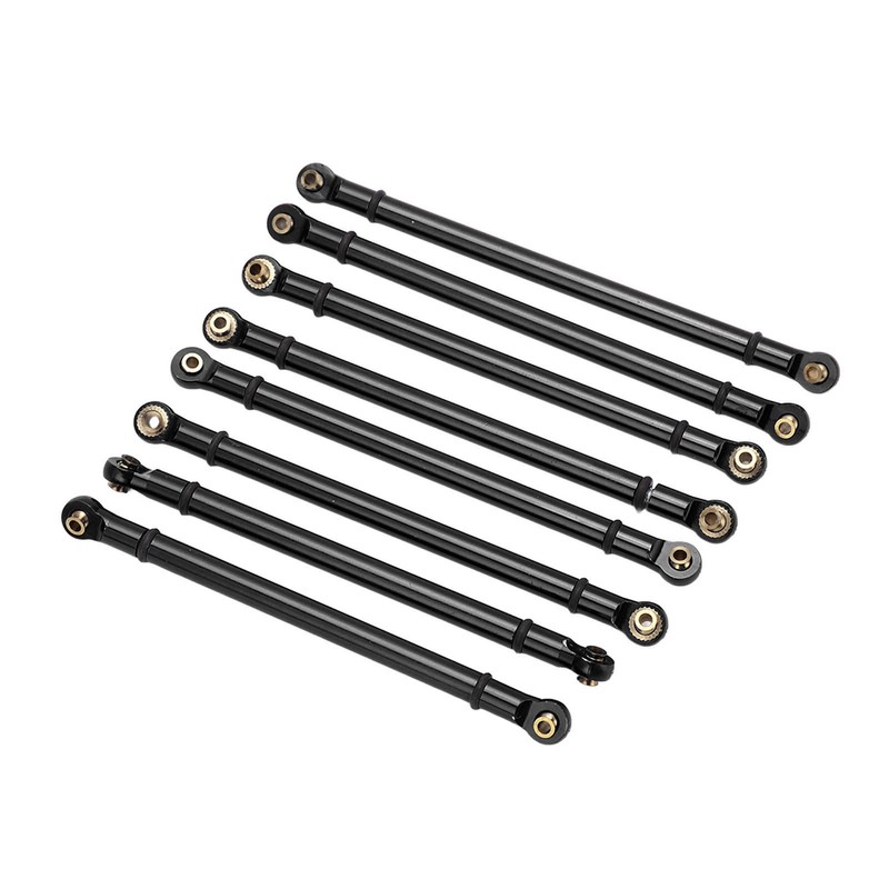 8pcs M3 Aluminum Alloy Link Rod Linkage Set for Axial