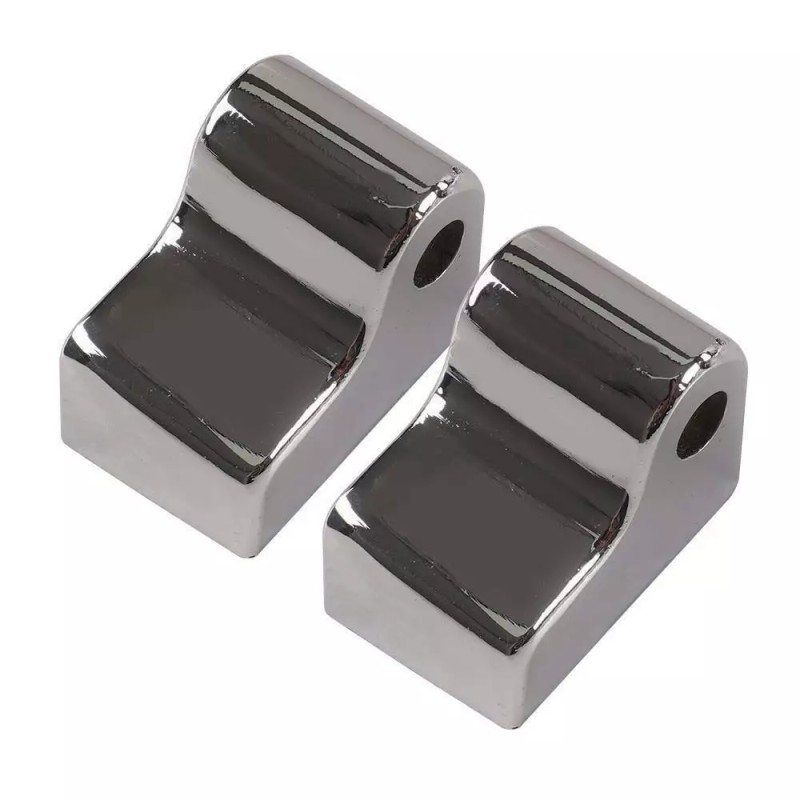 ZXMT Chrome Tour Pack Pak Trunk Lid Hinges Latch For