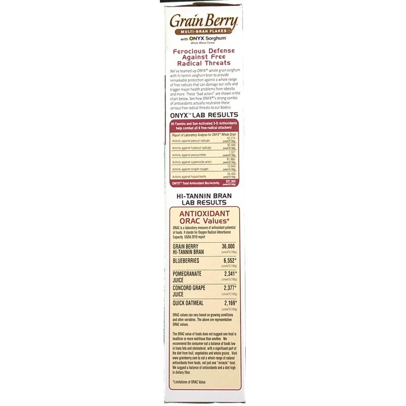Grain Berry Multi-Bran Flakes w/ONYX Sorghum - 2 Pack (24