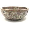 ARTISENIA Soapstone Floral Design Handmade Scrying & Smudge Bowl |