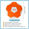Kids Curve Swerve Football Size 4, Lightweight, Soft, Inflatable with