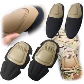HANSTRONG GEAR Elbow Knee Pads Airsoft Protective Set (DE).
