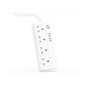 EXCALIBUR - WiFi Wireless UK Smart Plug Socket Extension Lead