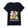 Womens Cute Frog Peace Get Your Flu Shot Retro Vaccine