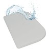 WhizProducts Waterproof Fitted Sheet Silver Grey 81 x 42 cm