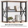 HOMBAZAAR 6 Tier Bookshelf,74 Inch Tall Industrial Bookshelf with Metal