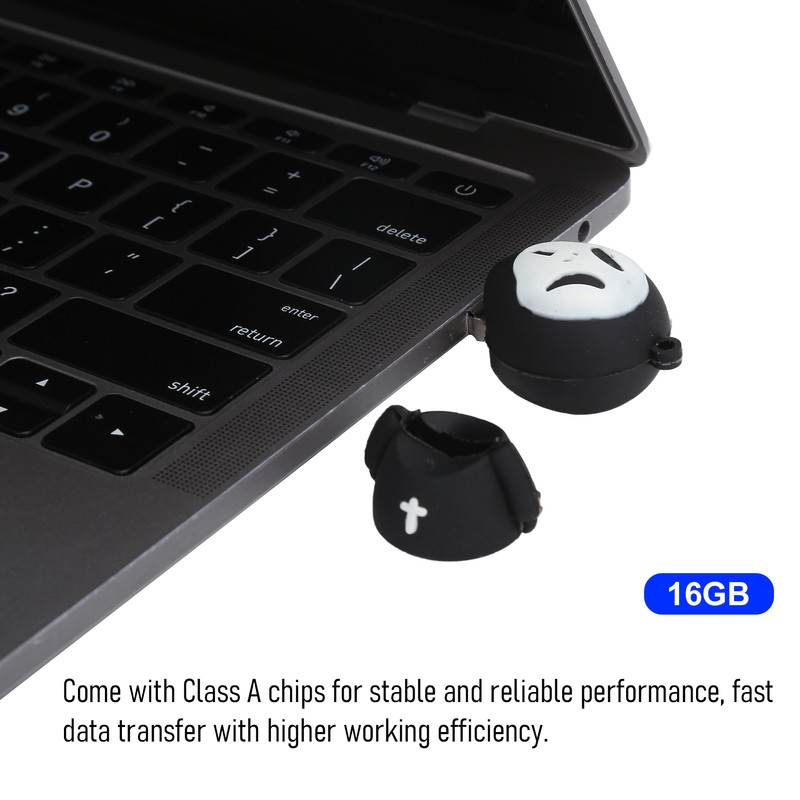 U Disk USB2.0 3 Dimensional Ghostface Practical Special Data Storage
