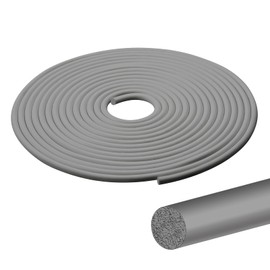 Orgthin 20FT Backer Rod 1/4 inch, Grey Rubber Caulk Saver, Concrete Expansion Joint Filler, Weather Strip Seal for Gaps and Joints