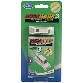 ThinkFun - 76452 - Rush Hour 3 - Expansion Set for the Original Rush Hour. Add-on for Even More Fun for Boys and Girls from 8 Years