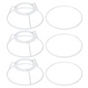 PATIKIL 4 Inch E26 E27 Lamp Shade Ring Frame with