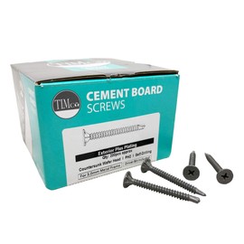 4.2 x 42mm Cement Board Screws SELF Drill Point - Exterior Plus Grey Coating - Box of 200