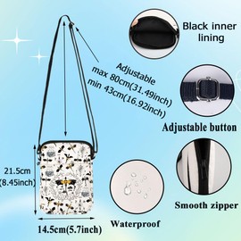 WZMPA Fourth Wing Crossbody Bag Dragon Rider Fans Gift Fourth Wing Book Lover Travel Shoulder Bag Bookish Merchandise (Fourth Wing CB)