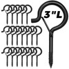 Ansxiy 20 PCS 3 inches Q-Hanger Hooks with Safety Buckle,