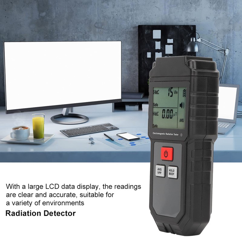 Chiwe Geiger Counter, Professional Nuclear Radiation Detector, Electromagnetic Field Radiation