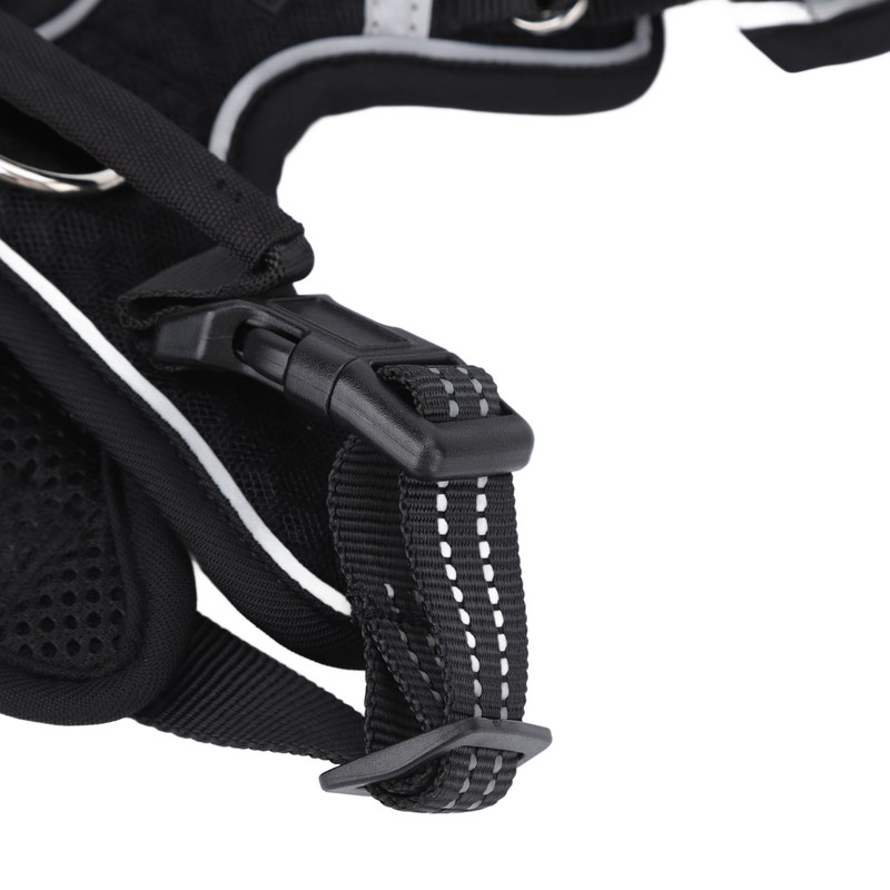Dog Harness Adjustable Comfortable Reflective Strip Safety Mesh Dog Vest
