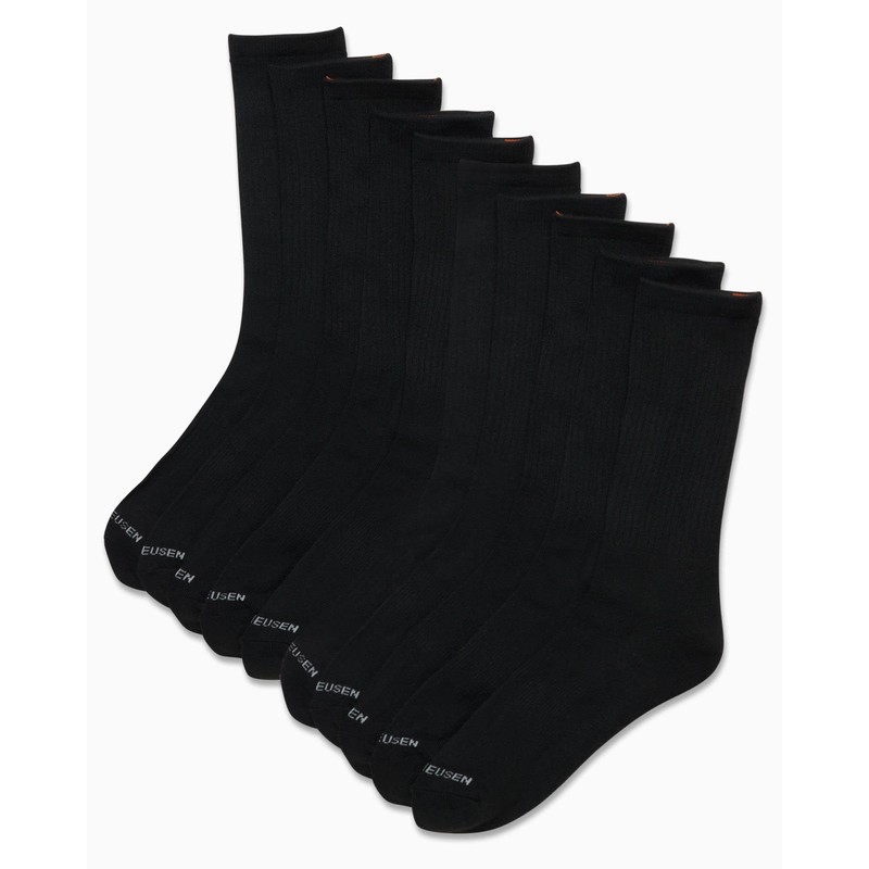 Van Heusen Men's Crew Socks - 10 Pack Performance Stretch