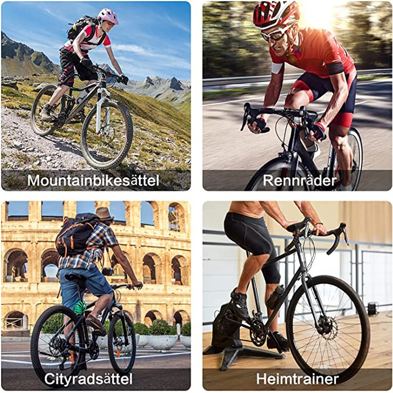 ZONSUSE Bike Seat,Gel Bicycle Saddle Comfortable Soft Breathable Cycling Bicycle