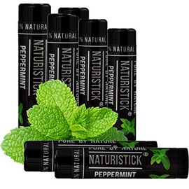 Juego de regalo de bálsamo labial natural de Naturistick, el mejor palillo curativo para labios secos, agrietados, con aloe vera, vitamina E, aceite d
