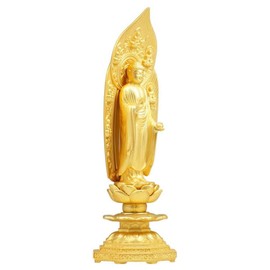 Yakushi Nyorai 20.5cm Gold Plated Alloy [Buddha Statue] (20.5cm)