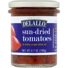 DeLallo Sun-Dried Tomatoes in Extra Virgin Olive Oil 6.70 Ounces (1 Jar )