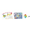 Juego 2 En 1: Laberinto Espacial Y Tangram Hape Azul