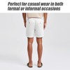 maamgic Men's Classic-fit 5.5" Cotton Casual Shorts Elastic Waistband with