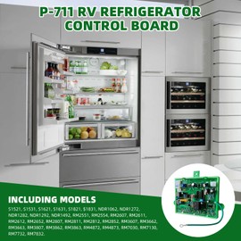 Tellfeel Micro P-711 Refrigerator Main Power Control Circuit Board for Dometic 2 or 3 Way RV Parts for RV Dometic Micro P-711 Domestic Control Board