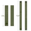 4 Pack Molle Straps with Snaps 6 inch, Tactical Mod