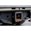 eVerHitch 2 Inch USA Black and Chrome Flag Hitch Cover
