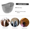 LABRIMP Hook Storage Basket Perforated Drainable Container for Toiletries and