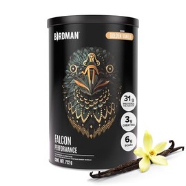 Birdman Falcon Performance Proteina Premium Alto Rendimiento En Polvo, 30gr proteina y 3gr Creatina por porción, Sin Inflamacion, Sin Acne, Sabor Golden Vanilla | 19 servicios | 722gr