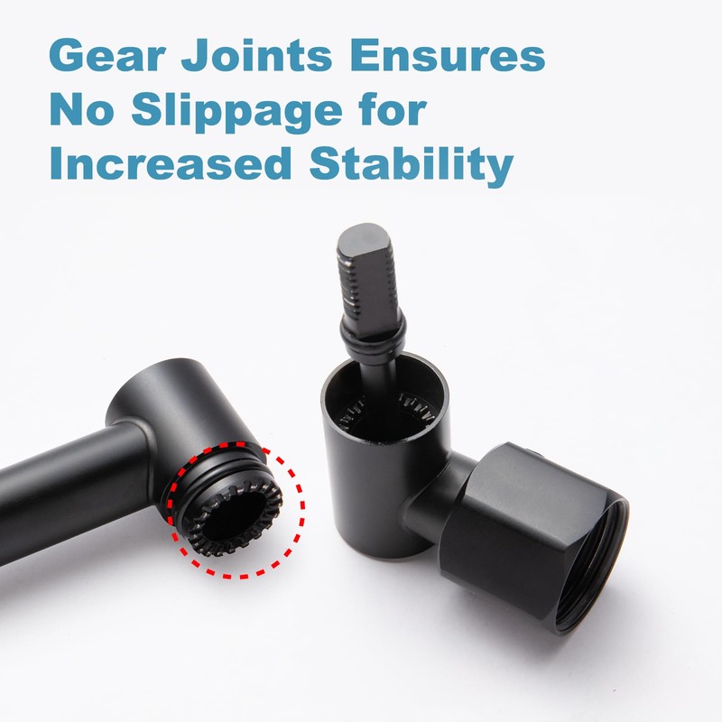OFFO Shower Head Extension Arm, 6 in Shower Extension Arm