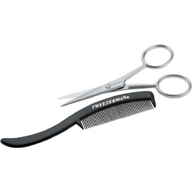 Tweezerman G.E.A.R. Moustache Scissors with Comb